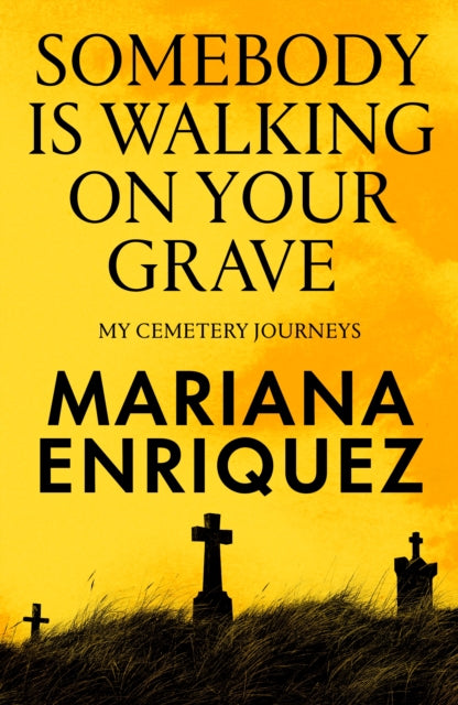 Front cover of Somebody Is Walking on Your Grave by Mariana Enriquez, hardback