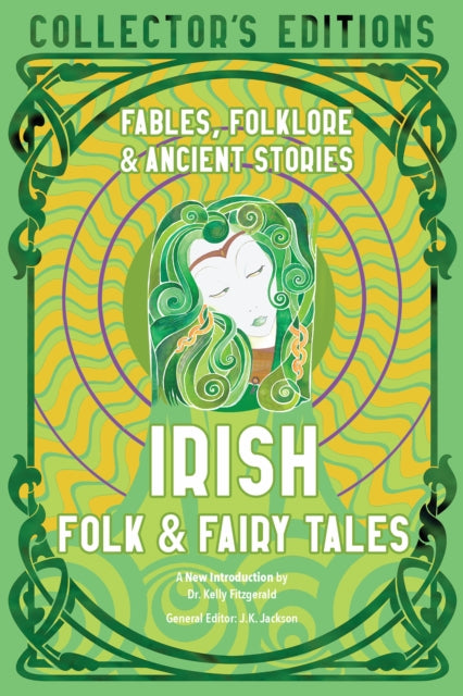 Front cover of Irish Folk & Fairy Tales by Dr.Kelly Fitzgerald, hardback