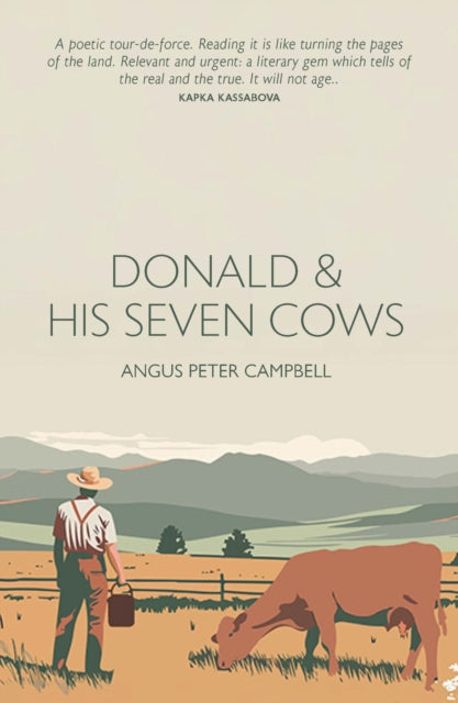 Front cover of Donald and his seven cows by Angus Peter Campbell, paperback