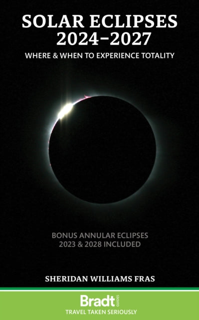 Front cover of Solar Eclipses 2024-2027 by Sheridan Williams, paperback