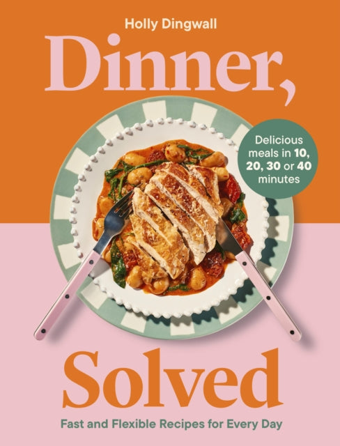 Front cover of Dinner, Solved by Holly Dingwall, hardback