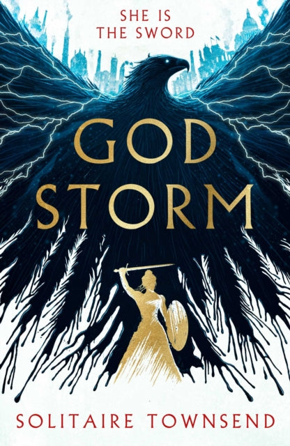 Front cover of Godstorm by Solitaire Townsend, hardback