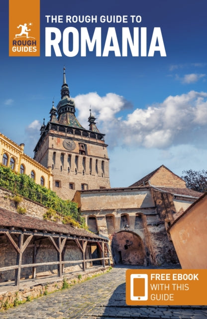 Front cover of The Rough Guide to Romania: Travel Guide with eBook by Norm Longley, paperback