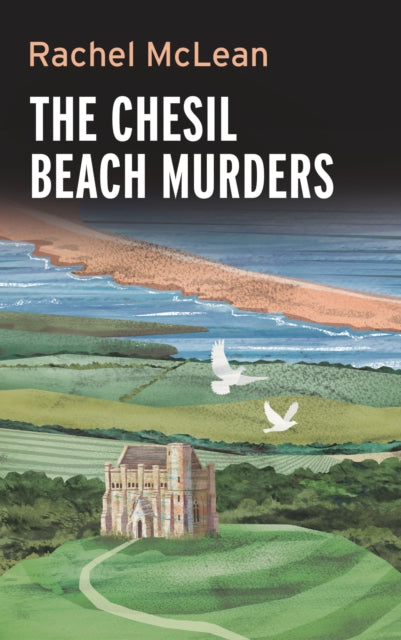 Front cover of The Chesil Beach Murders by Rachel McLean, hardback
