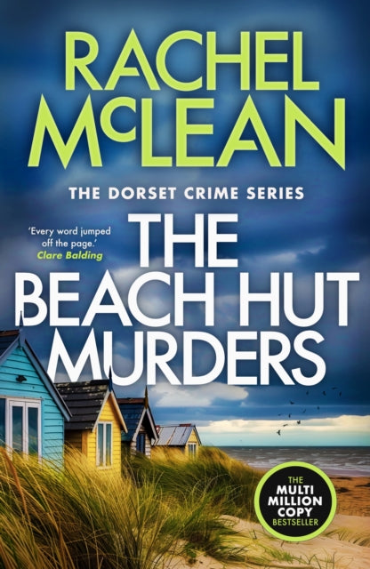 Front cover of The Beach Hut Murders by Rachel McLean, paperback
