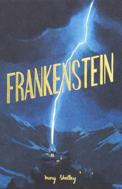 Front cover of Frankenstein by Mary Shelley, hardback