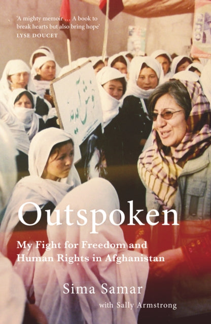 Front cover of Outspoken by Sally Armstrong, paperback