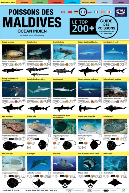 Front cover of Maldives Guide Des Poissons by Tim Godfrey