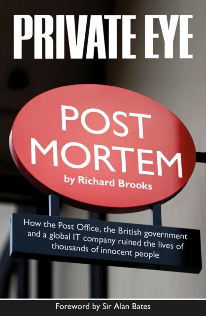 Front cover of Private Eye Post Mortem by Richard Brooks, paperback