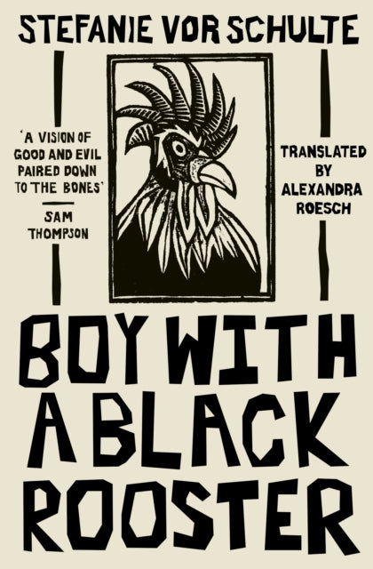 Boy with a Black Rooster - Alexandra Roesch
