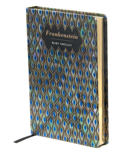 Front cover of Frankenstein by Mary Shelley, hardback