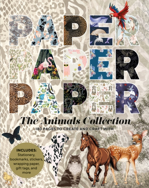 Front cover of Paper Paper Paper: The Animals Collection by Deckchair Press