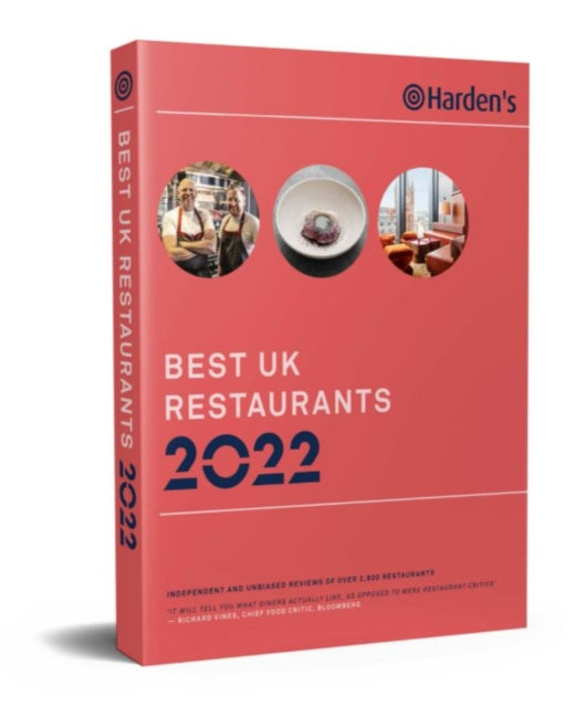 Front cover of Harden's Best UK Restaurants 2022 by Peter Harden, paperback