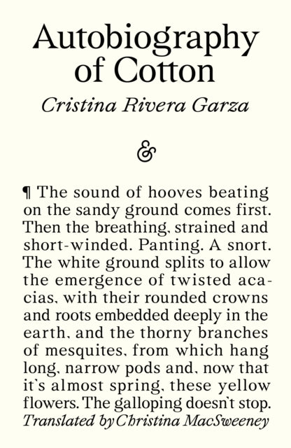 Autobiography of Cotton - Christina MacSweeney