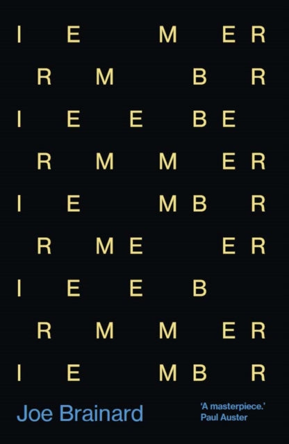 Front cover of I Remember by Paul Auster, paperback