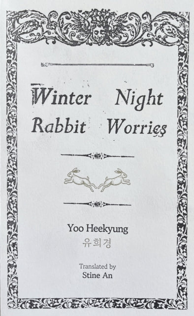 Winter Night Rabbit Worries - Stine An