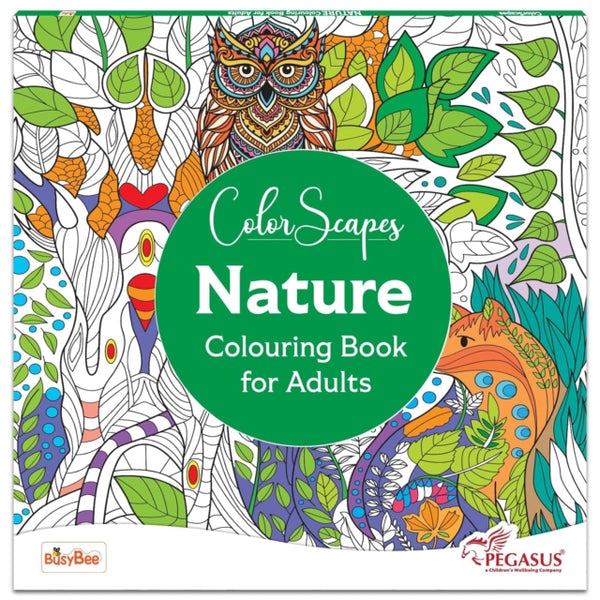 Nature Colouring Book for Adults - Pegasus