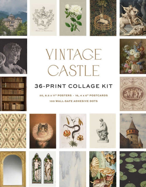 Vintage Castle Wall Collage Kit - Insight Editions