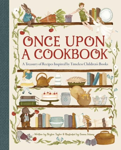 Front cover of Once Upon a Cookbook by Emma Adams, hardback